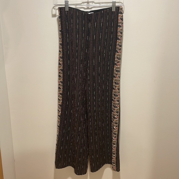 NWT Urban Outfitters Lurex Metallic Wide Leg Pants XS New Year’s Eve holiday - Picture 3 of 8